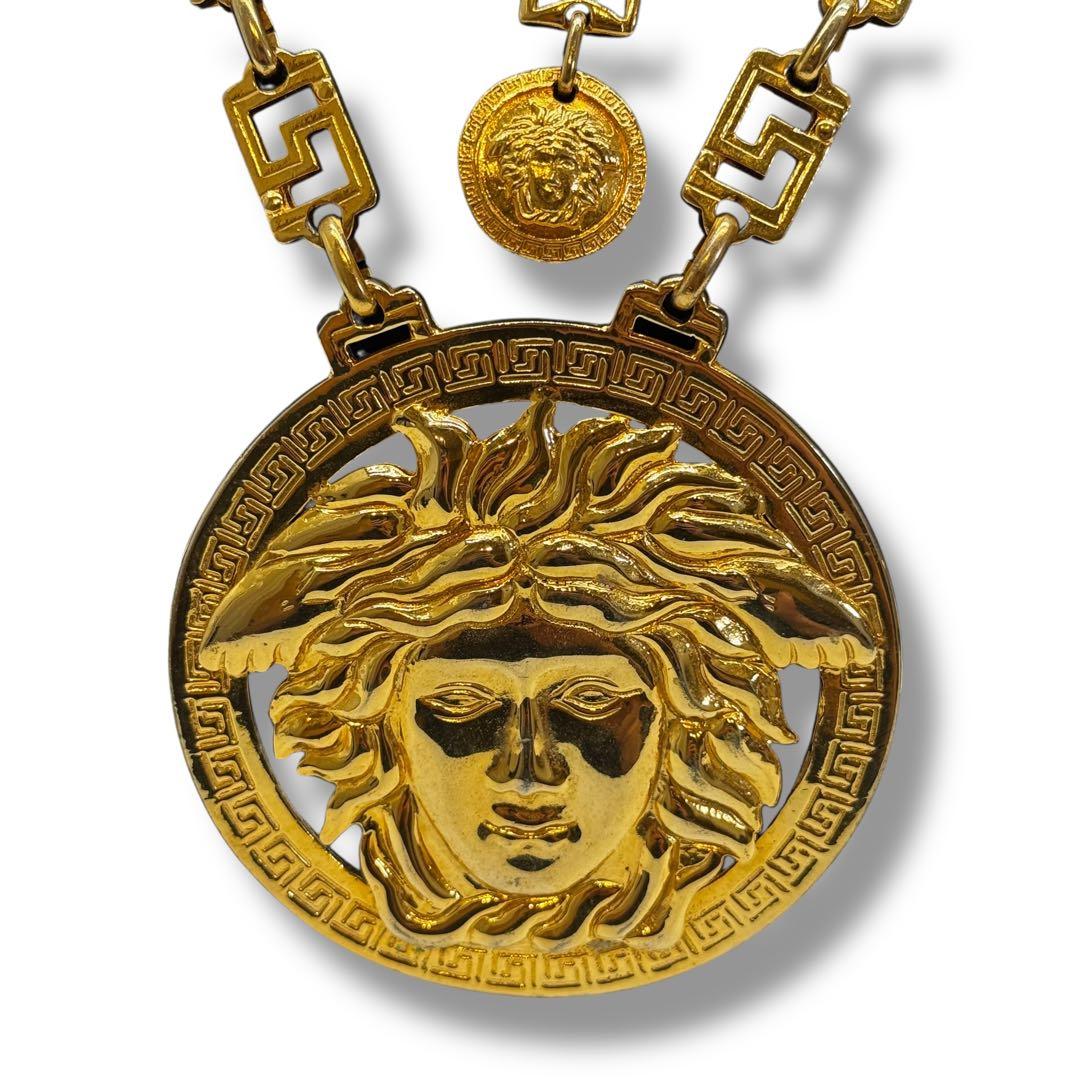 超希少 極美品 ✨ヴェルサーチ ネックレス メデューサ グレカ ゴールド