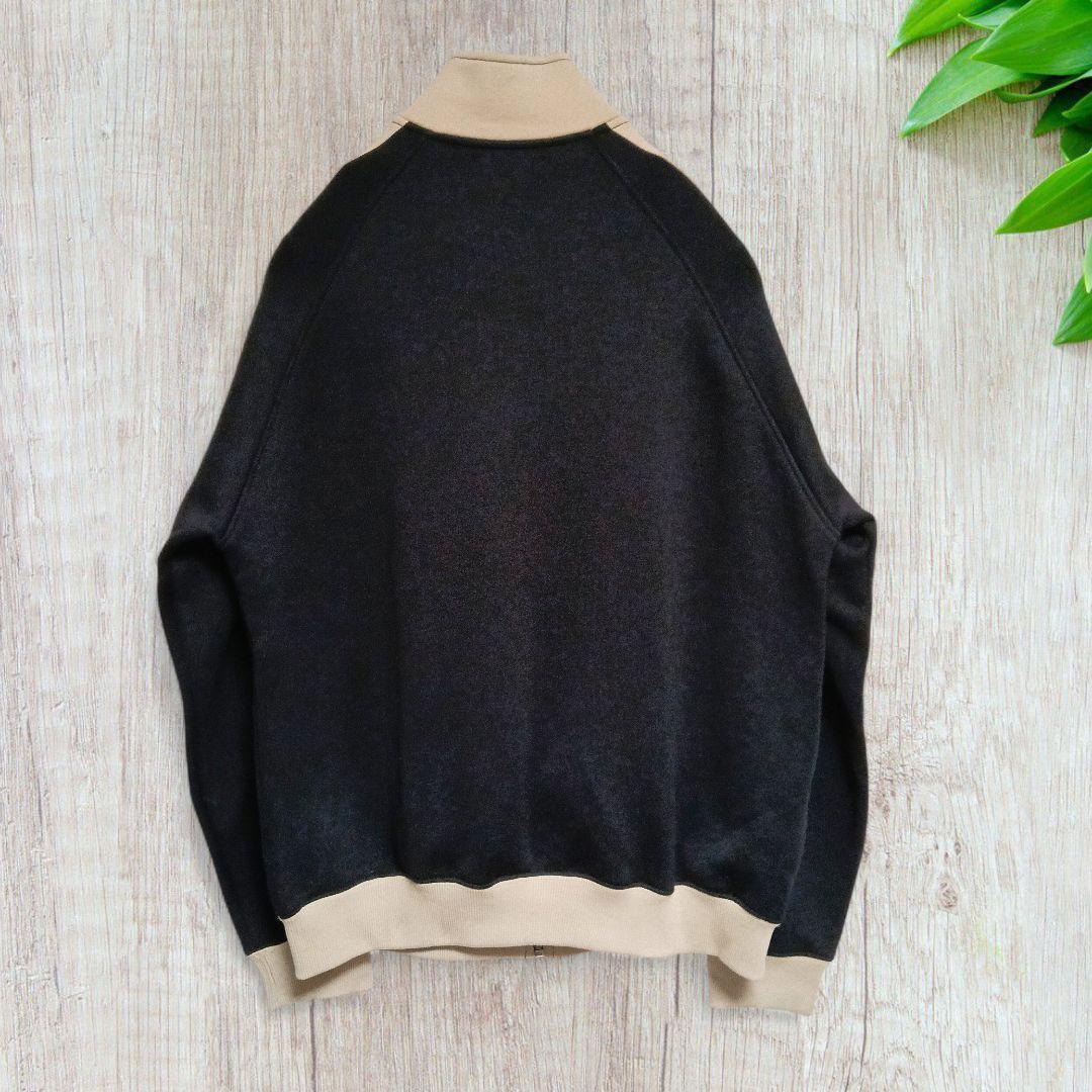 ポルトガル製 フレッドペリー美品 FRED PERRYジャージ 黒 L 裏起毛