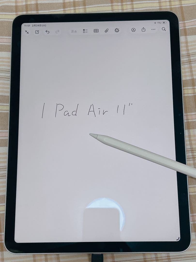 Apple 11インチ iPad Air M2＋Apple Pencil Pro