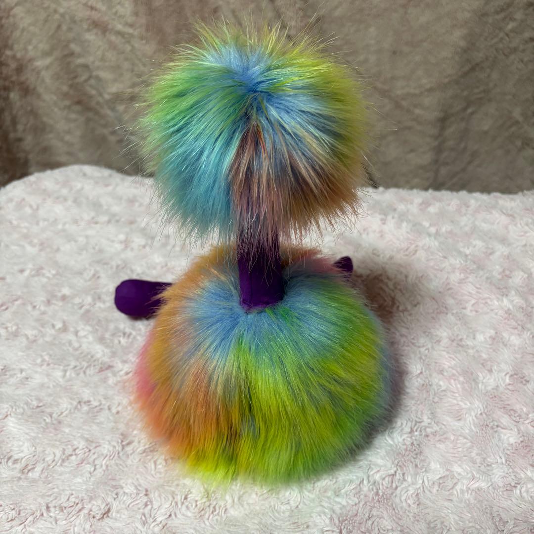 Q*N様 ジェリーキャット Rainbow Pom Pom Bird ダチョウ