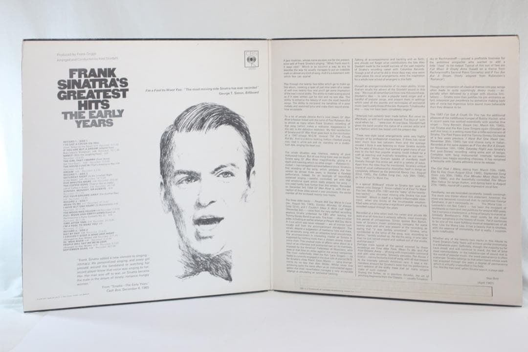 英LP Frank Sinatra's Greatest Hits UK盤初期盤