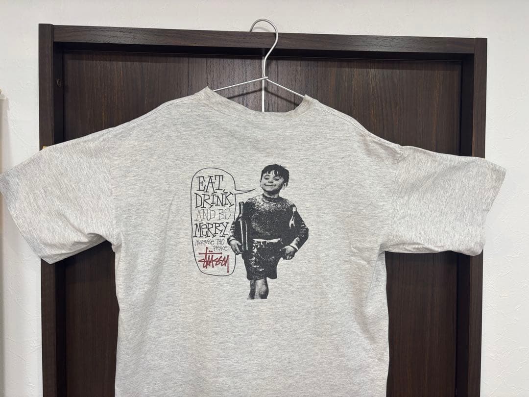 OLD stussy フォトTシャツ 黒タグ
