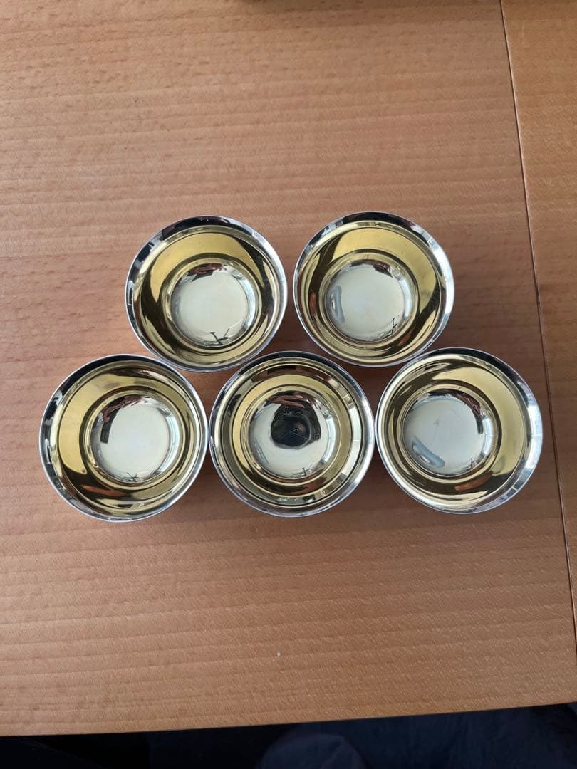 純銀製　酒器　5個セット