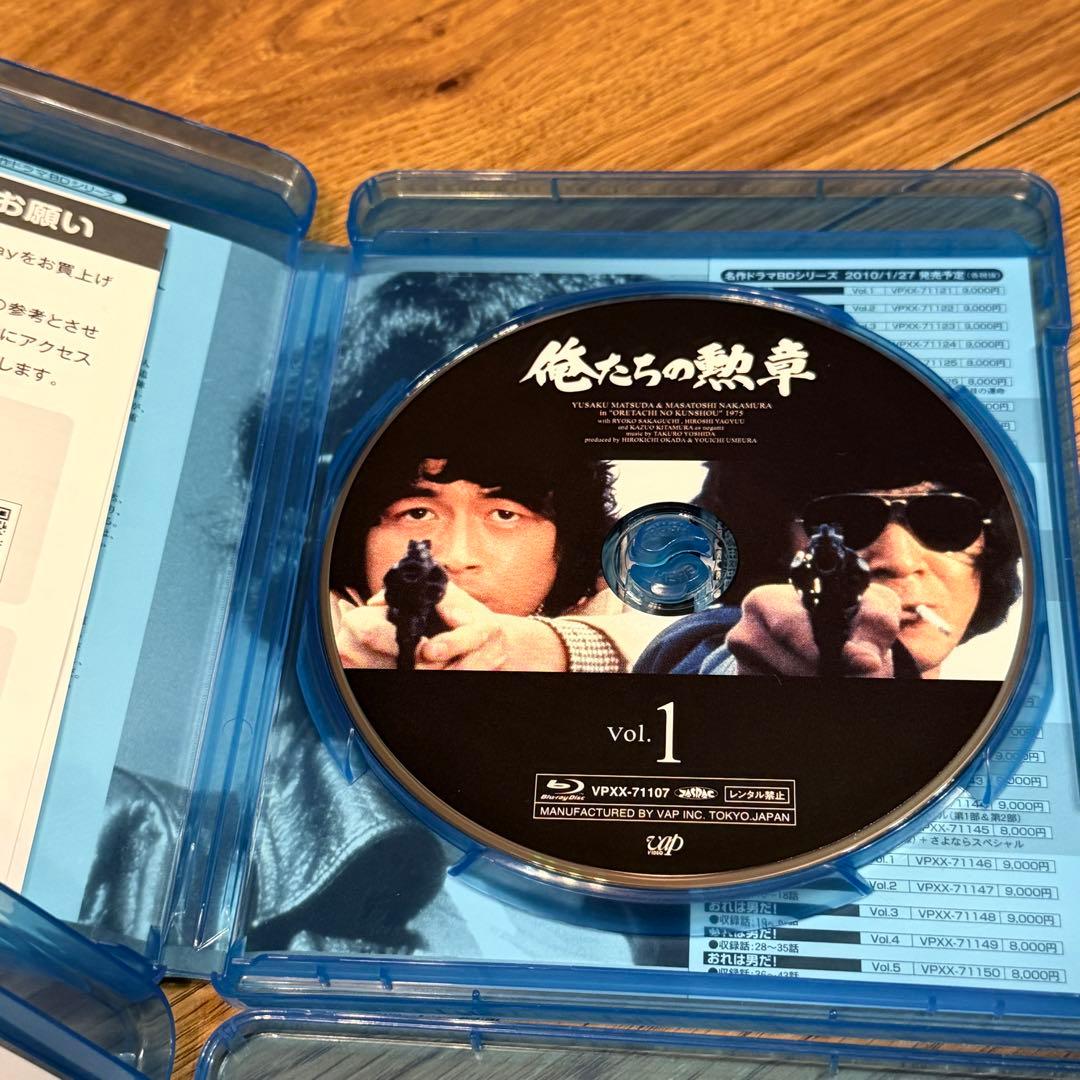 【3点セット】名作ドラマBDシリーズ 俺たちの勲章 Vol.1.2.3