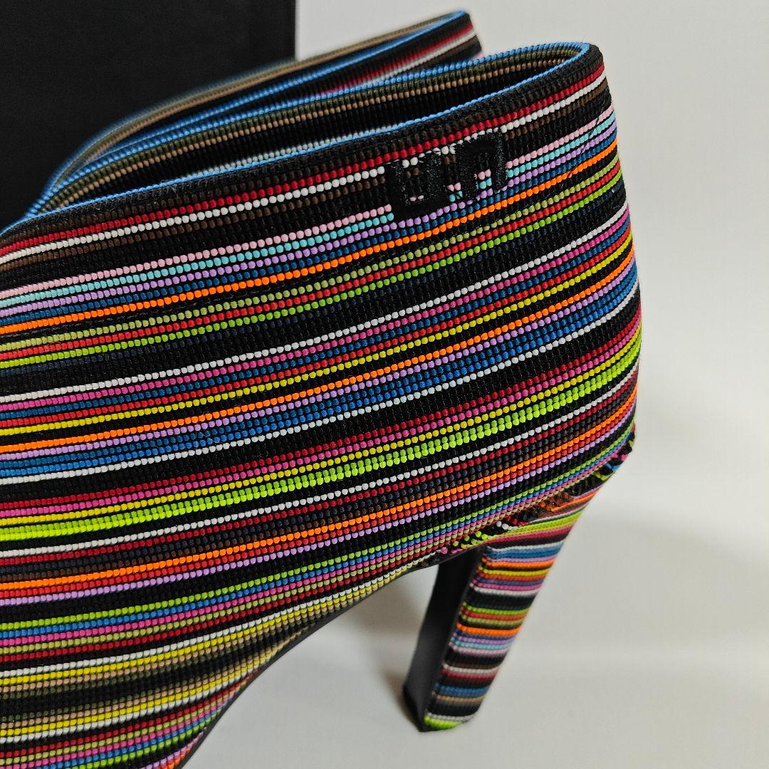 未使用 ユナイテッドヌードUNITED NUDE マルチカラーブーティ38