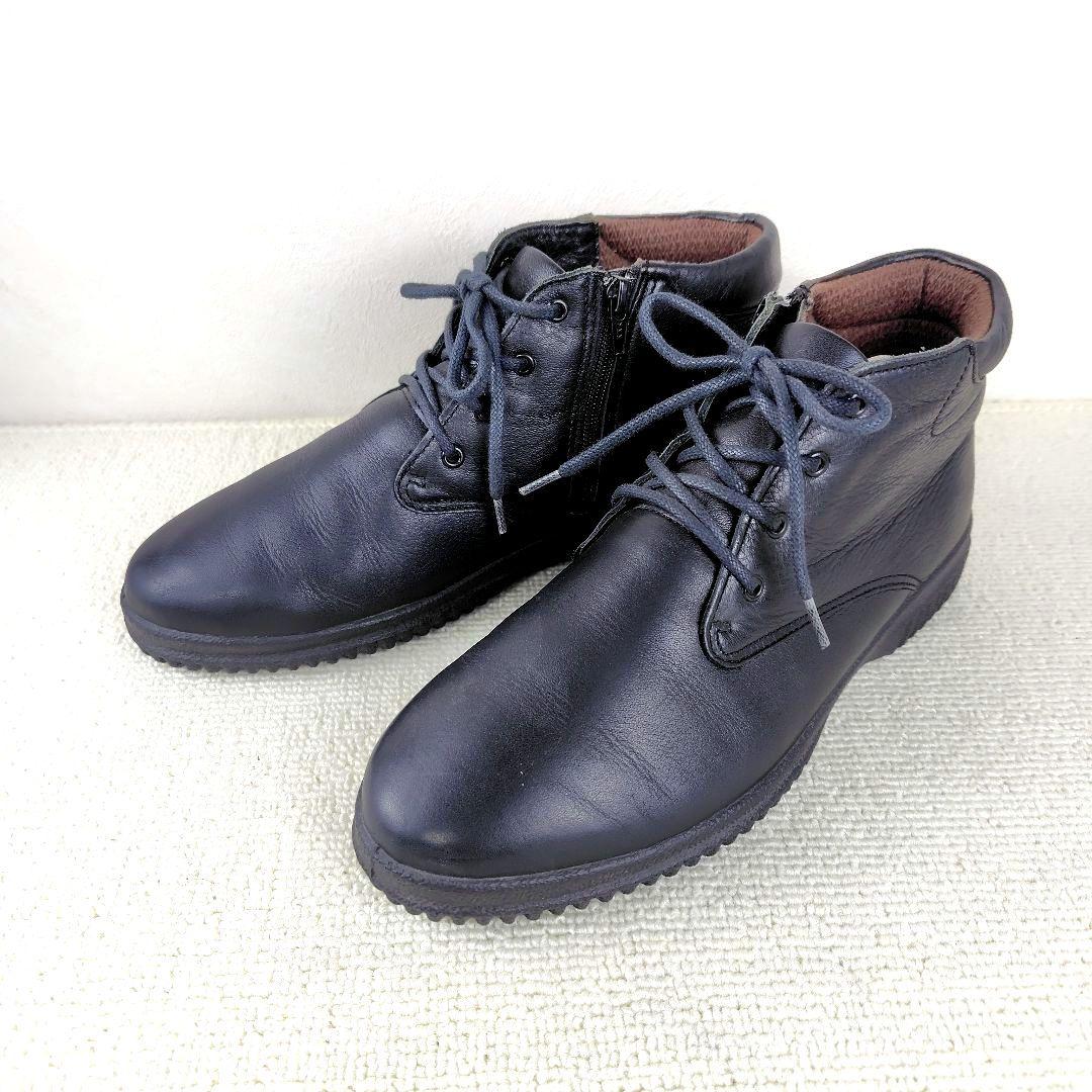 美品★ ecco Danish Design SOFT ハイカット レースアップ