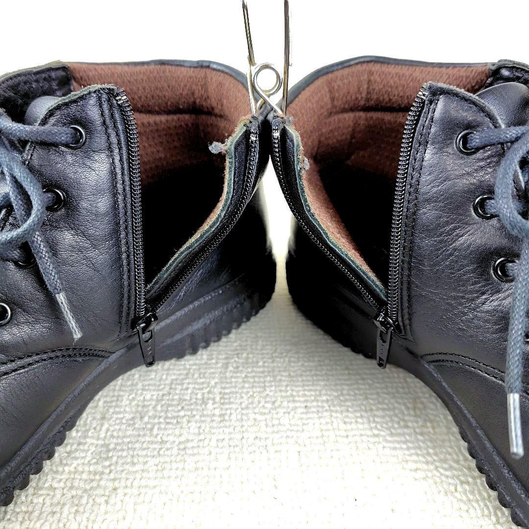 美品★ ecco Danish Design SOFT ハイカット レースアップ