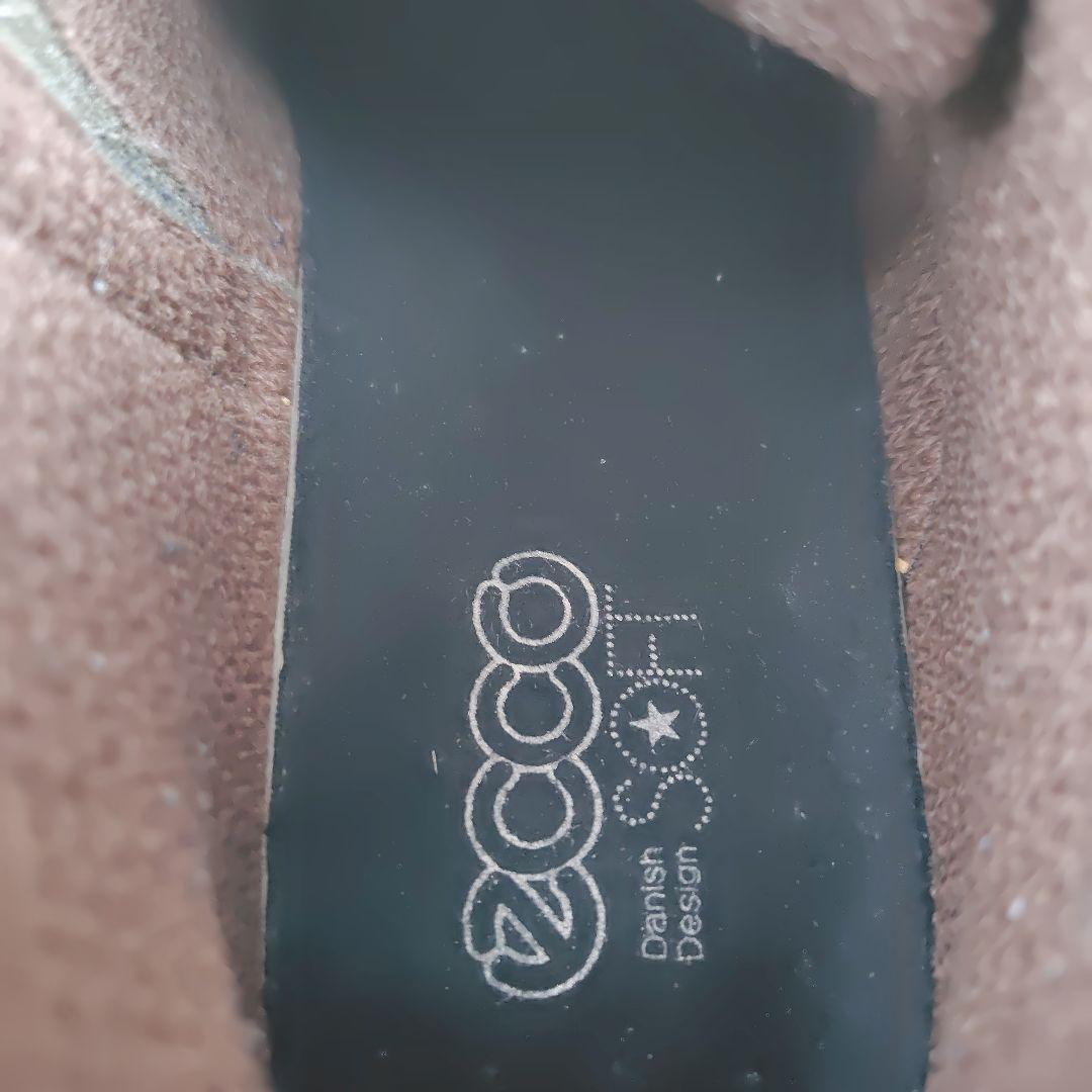 美品★ ecco Danish Design SOFT ハイカット レースアップ