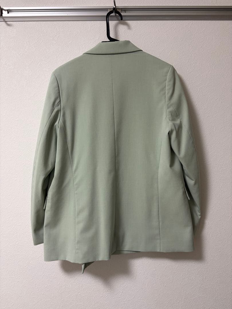 MilaOwen 金釦ダブルブレストオーバージャケット　ミント