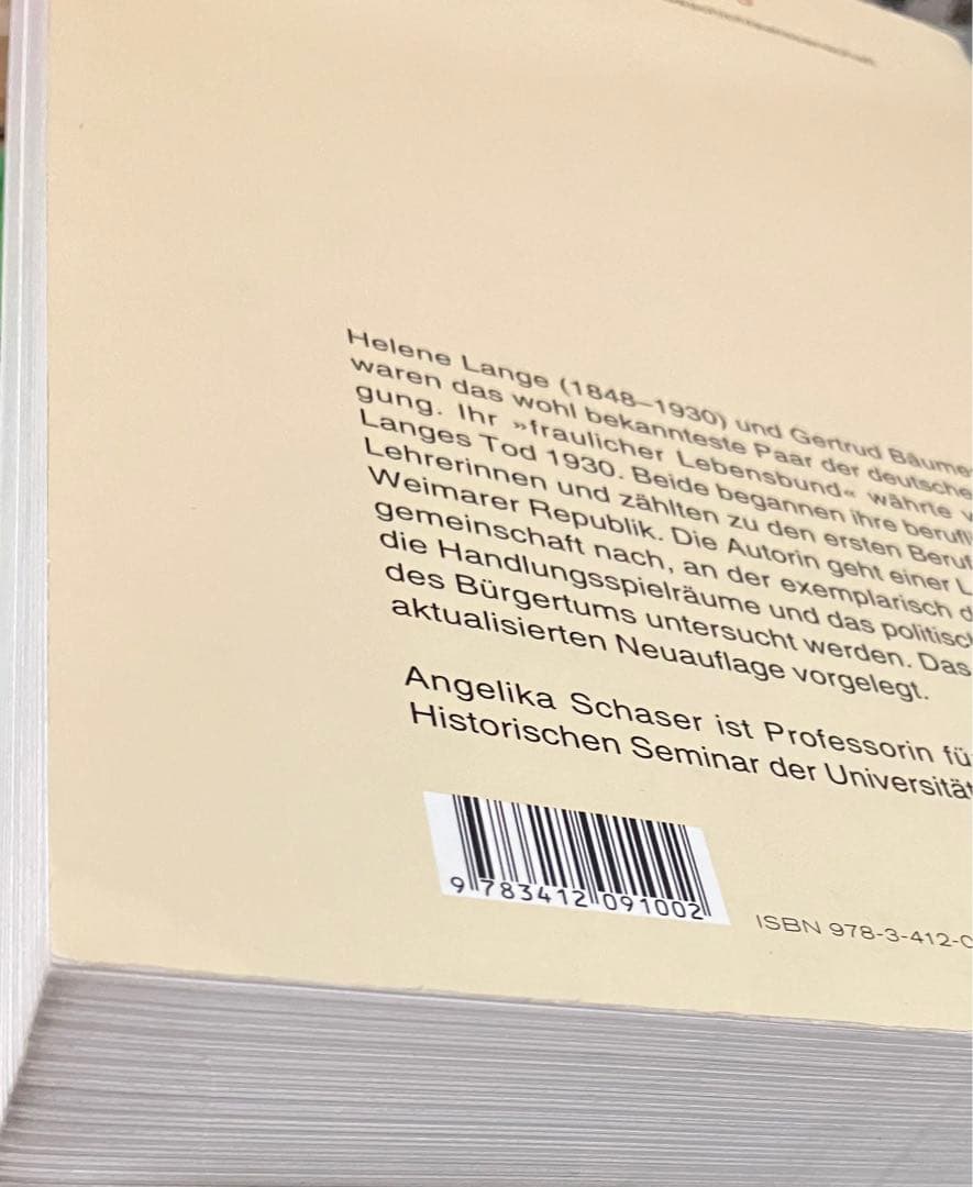 【洋書】Angelika Schaser - Helene Lange und