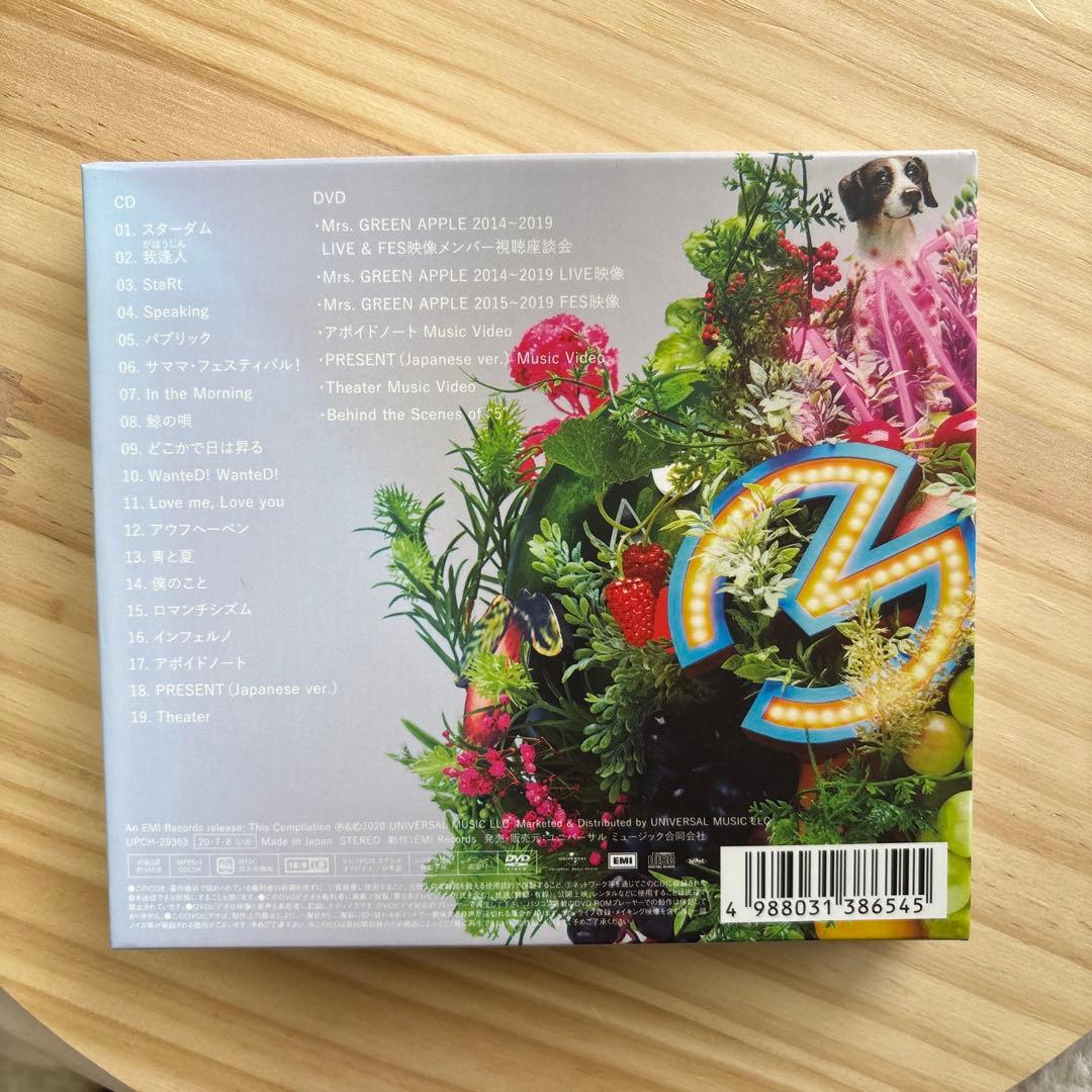 Mrs. GREEN APPLE 5 CD+DVD 初回限定盤