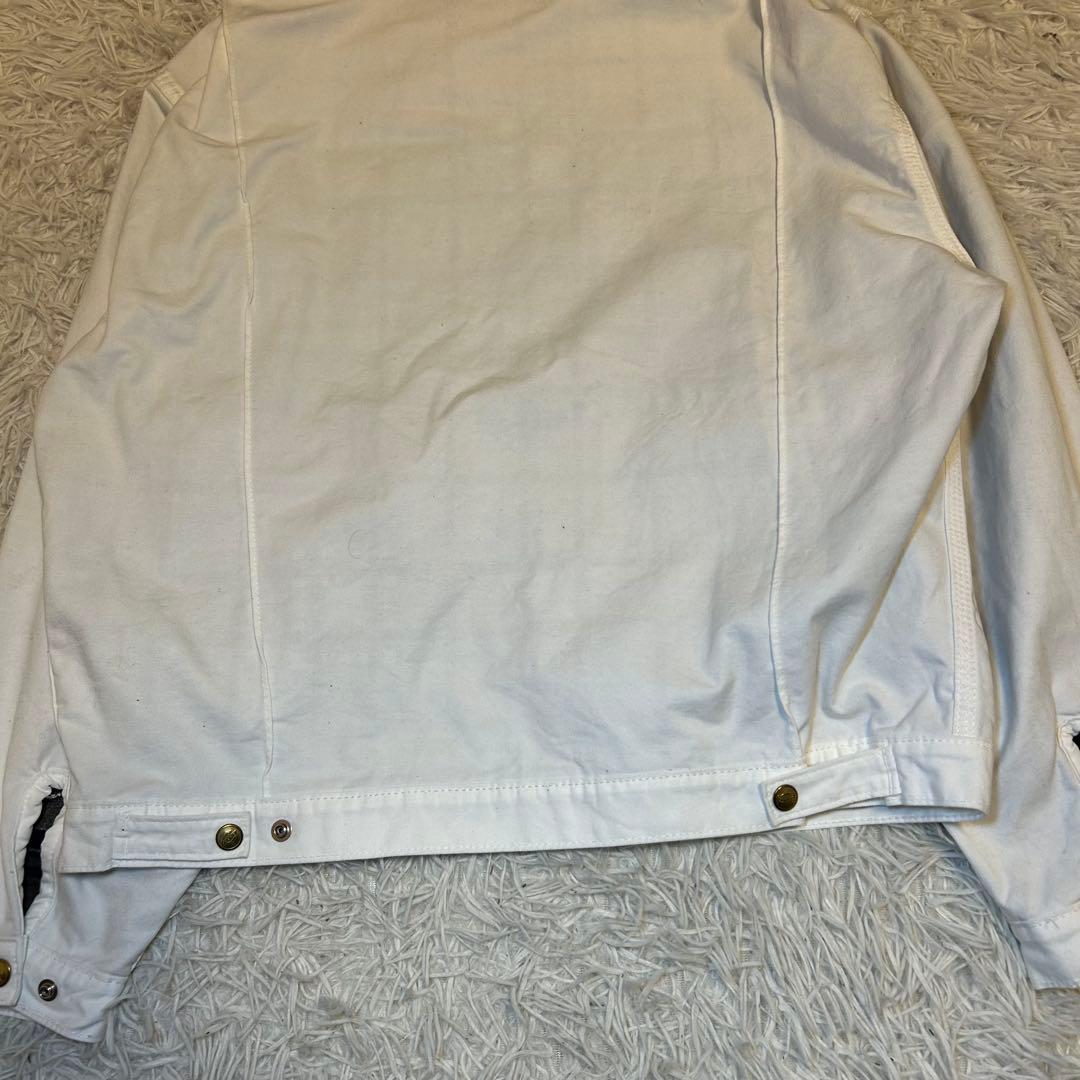 90s Dickies ディッキーズ　デトロイトジャケット　ホワイト　フェード