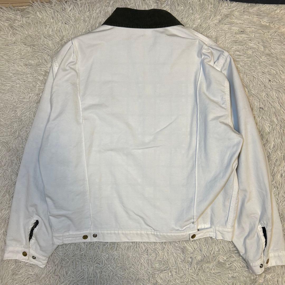 90s Dickies ディッキーズ　デトロイトジャケット　ホワイト　フェード