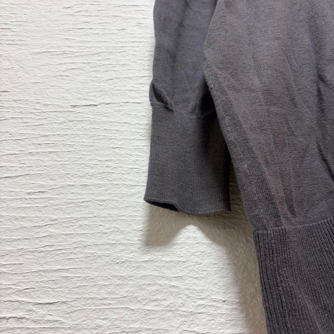 かぐれ コットンシルクVネックカーディガン F オーバーサイズ ゆったり