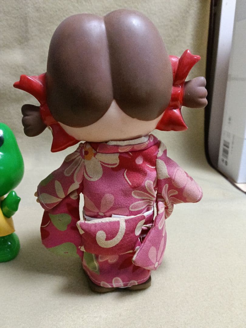 昭和レトロのらくろキャラクターとカエル、ペコちゃん6体セット