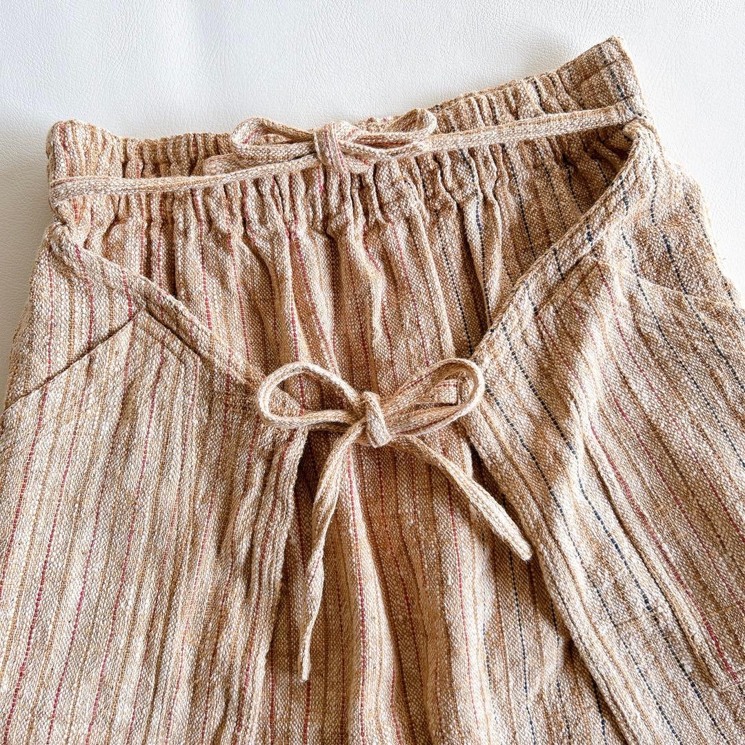 usaato うさとの服　イカスカート　ウエストゴム　ベージュ