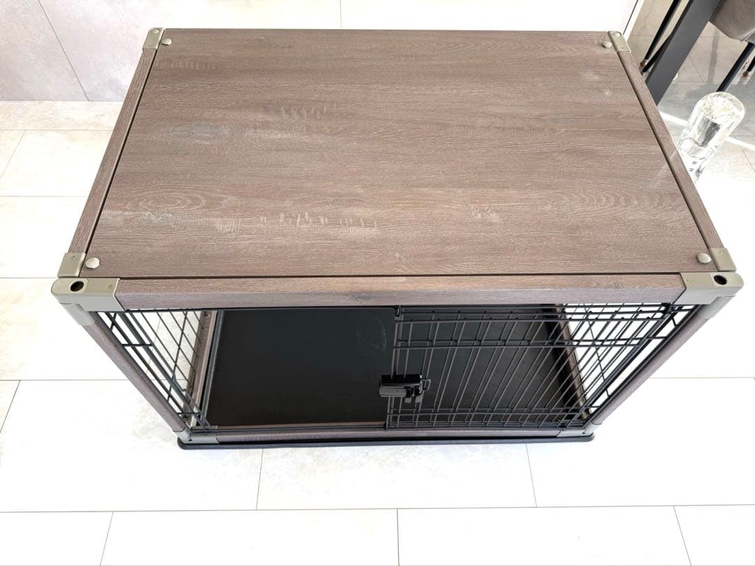 犬用ケージ アッシュグレー