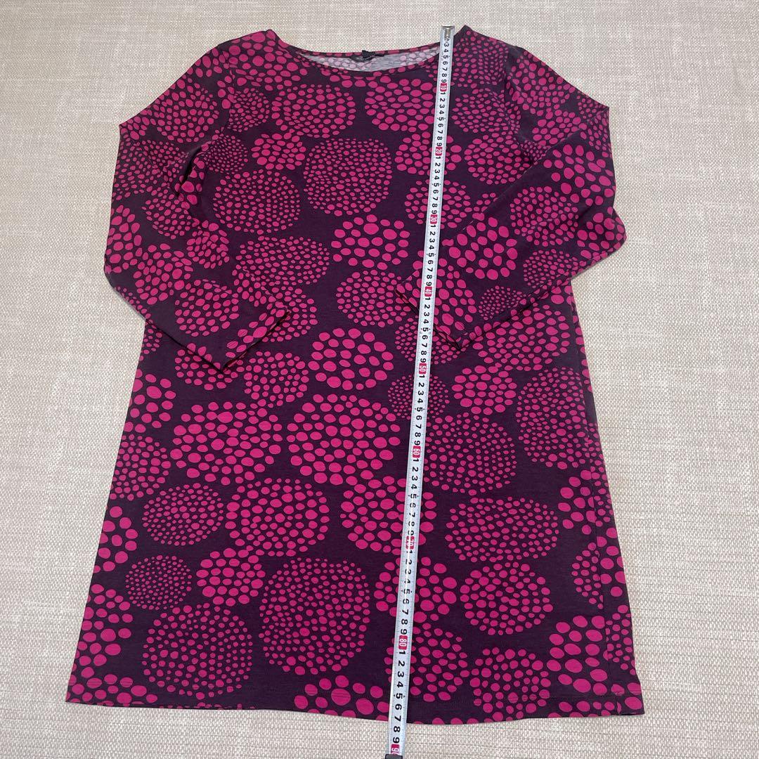 marimekko 長袖ワンピース　Ｌサイズ　希少