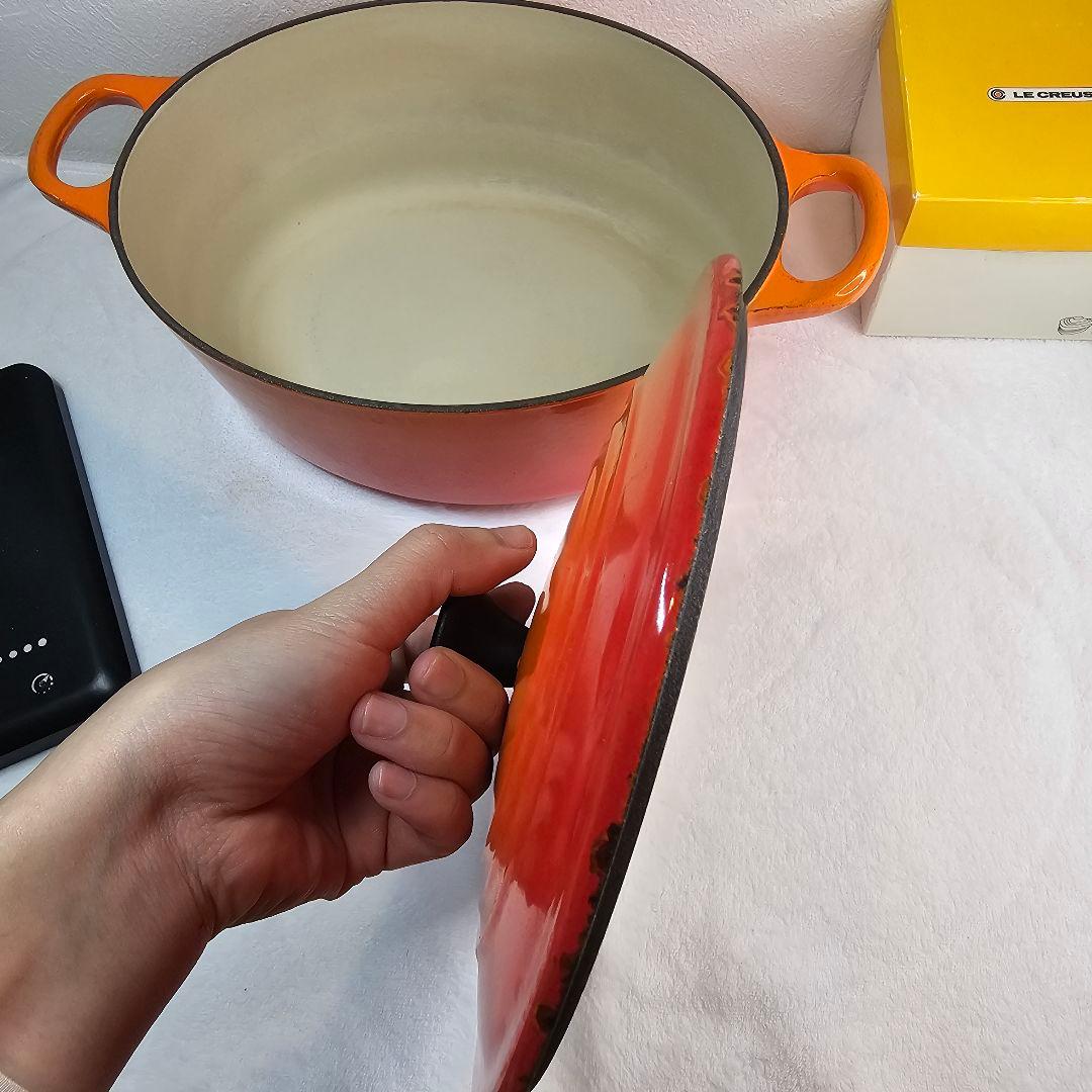 LE CREUSET ル・クルーゼ オーバル 25cm オレンジ