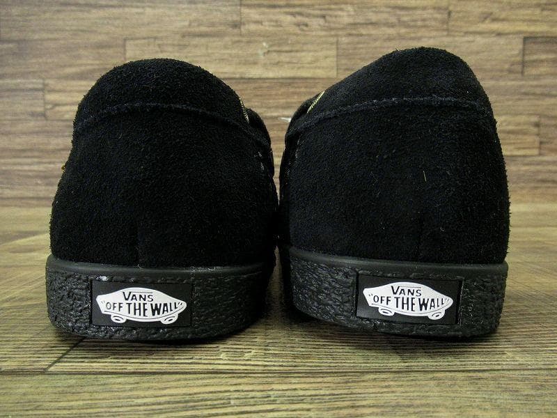 新品 バンズ クーカ スエード モカシン デッキ スニーカー 黒 27.0 ①