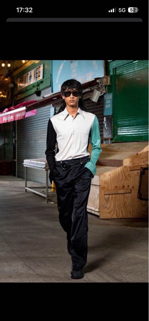 パンツ kiko kostadinov 22ss itten trouser