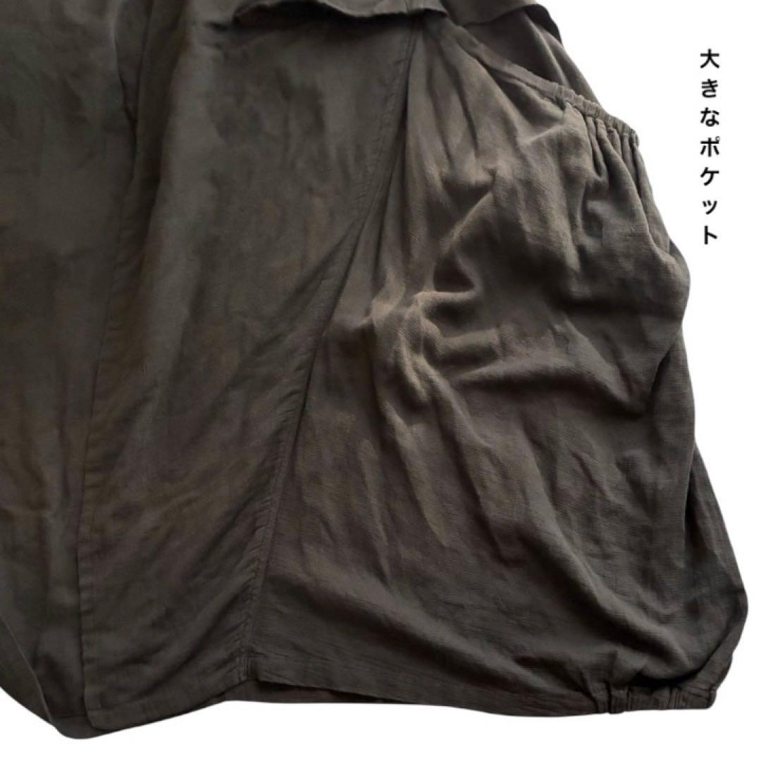 美品✨萌 MOYURU ロングカーディガン スプリングコート黒コットン100％L