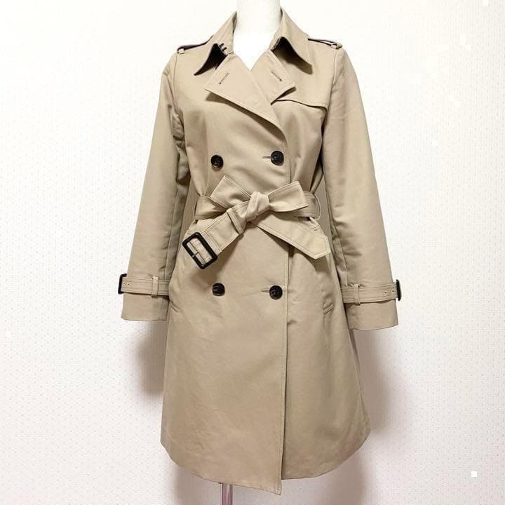 送料無料 美品 FRAY I.D フレイアイディー ロング トレンチコート