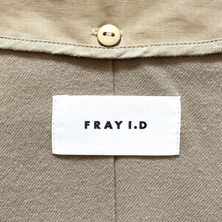 送料無料 美品 FRAY I.D フレイアイディー ロング トレンチコート