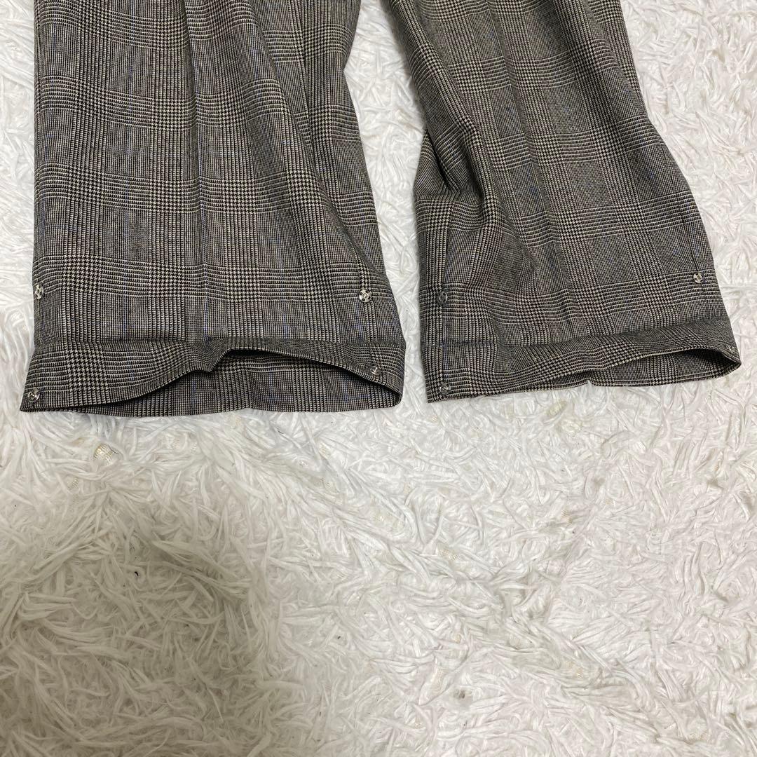ポロラルフローレン　セットアップ　スーツ　ダブル　グレンチェック　パンツ丈2段階
