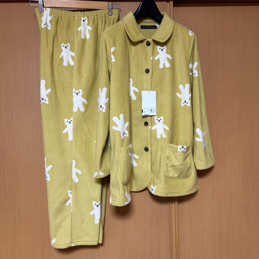 【新品未使用】マタノアツコ　フリースパジャマ上下　Mサイズ