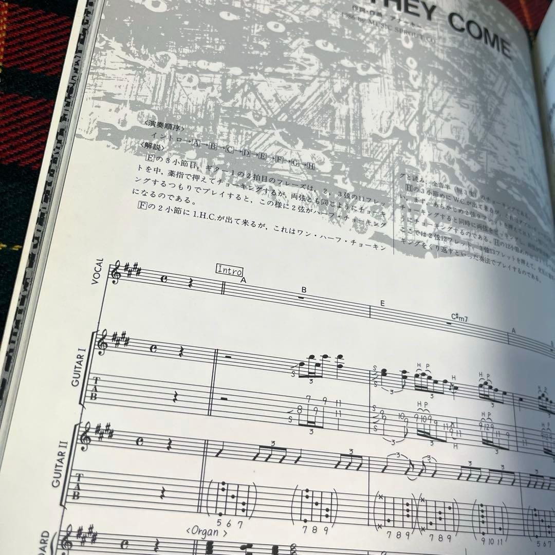 希少品レア　アナーキー　バンドスコア　THE ROCK BAND タブ譜　ギター