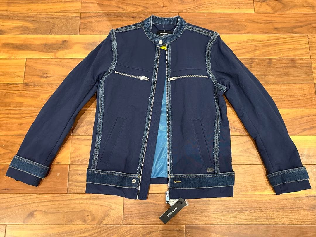 ム*ミ様 【新品未使用】DIESELタグ付き ネイビー ジップアップジャケット