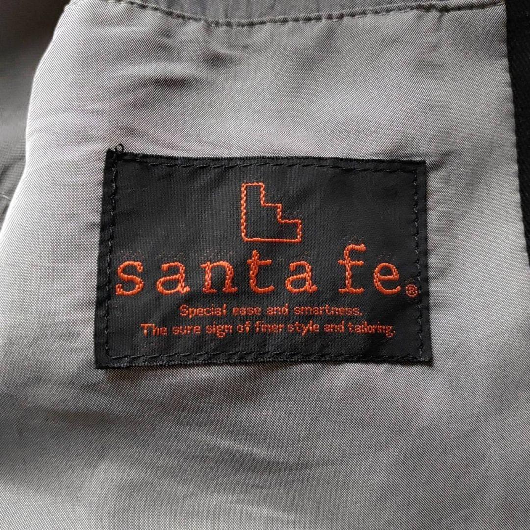 Santafe サンタフェ ビッグロゴ 刺繍 短丈 ジップジャケット ブルゾン