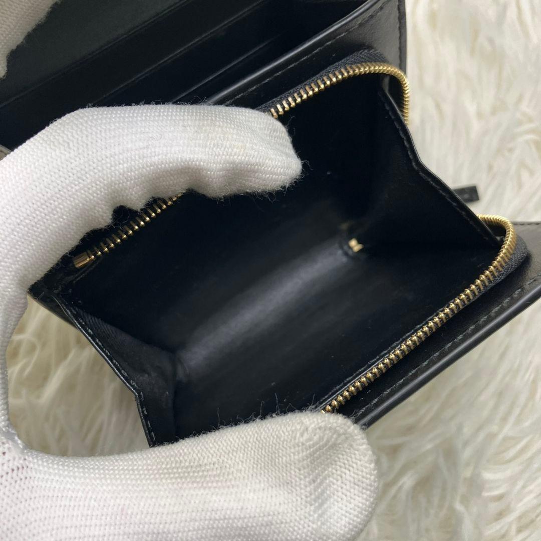 未使用級✨GUCCI 二つ折り財布 GG マーモント マトラッセ 黒