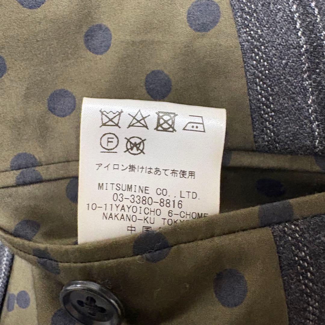 MITSUMINE 素材切り替えデザインジャケット LL