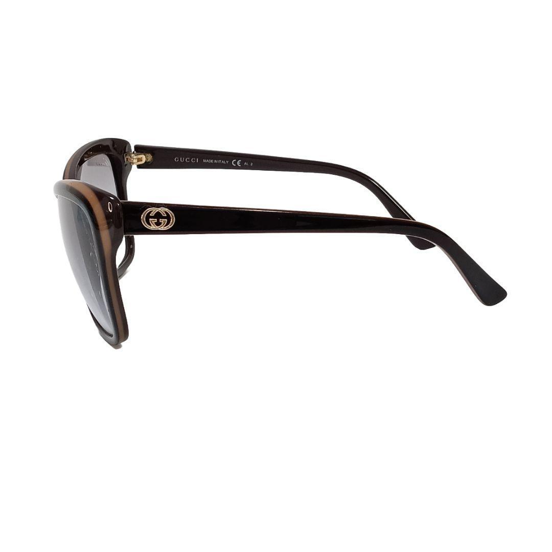 グッチ GUCCI サングラス インターロッキングG ゴールド ブラウン