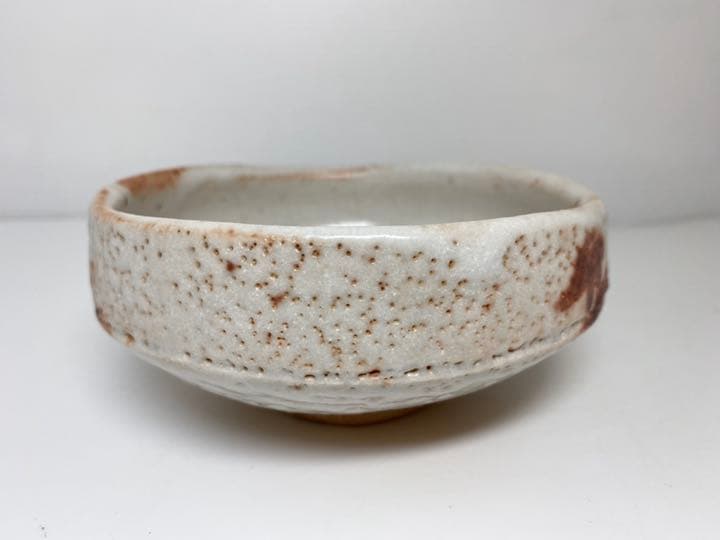 志野焼 樋口統三作 茶碗