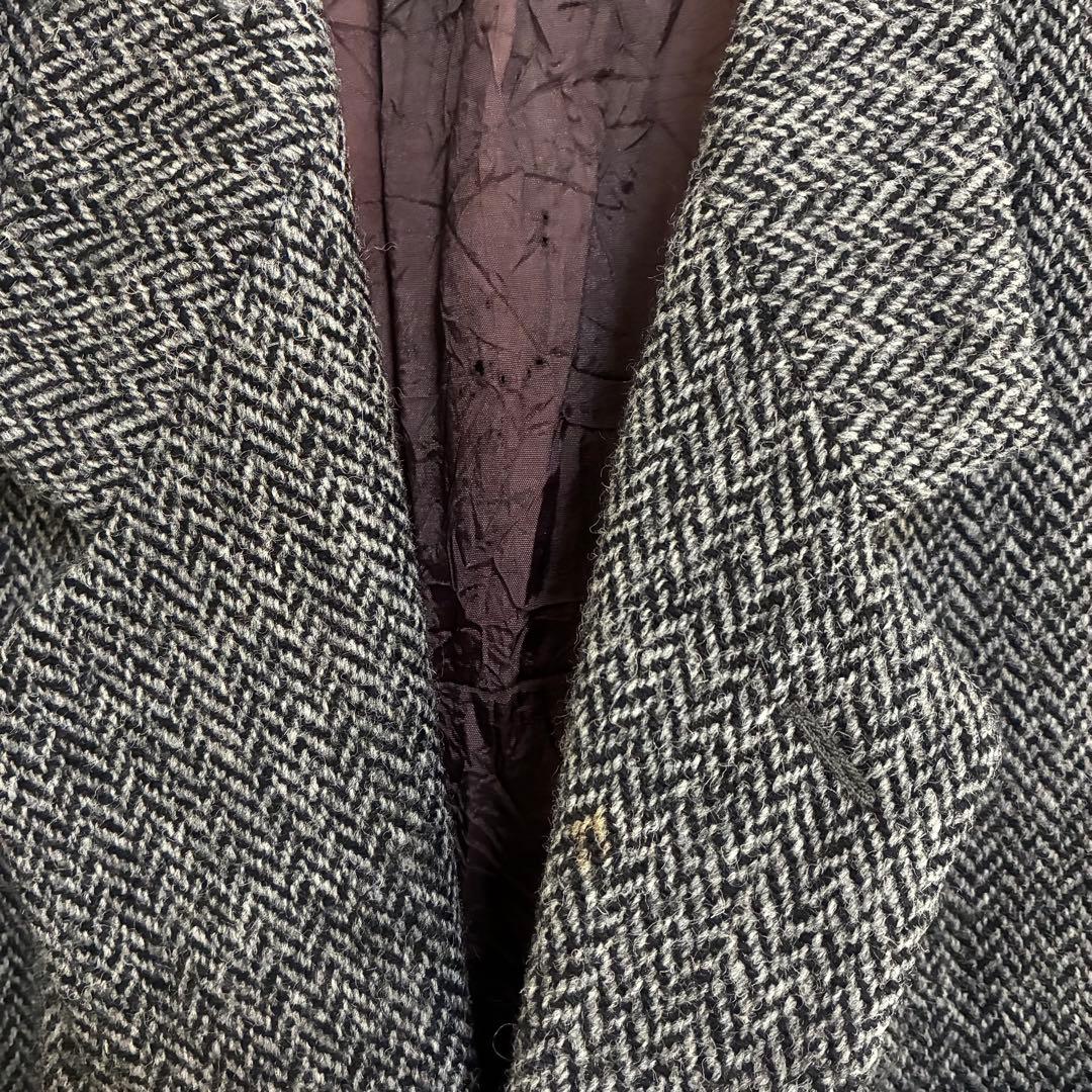 HarrisTweed ハリスツイードテーラードジャケット42Rカナダ製Lサイズ