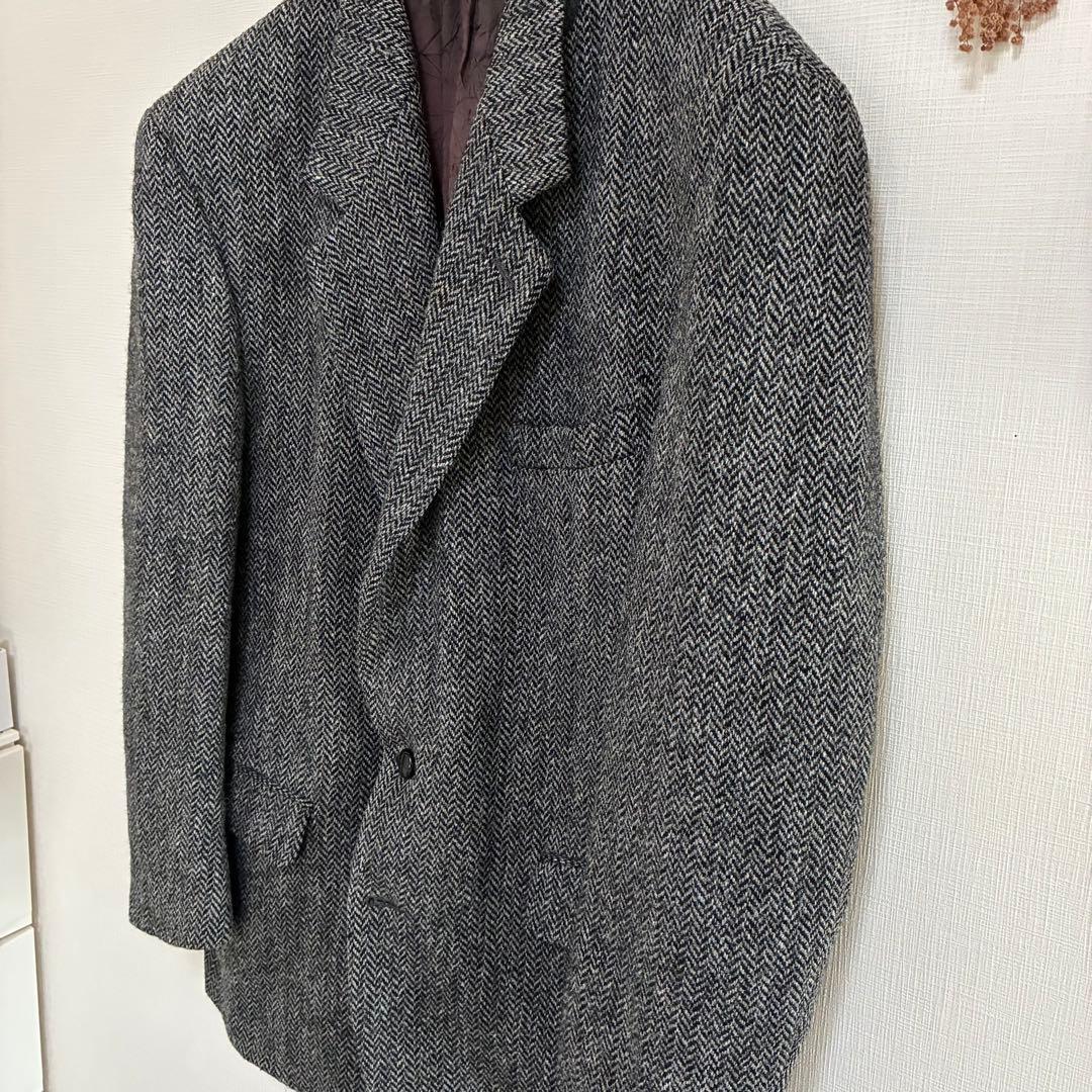 HarrisTweed ハリスツイードテーラードジャケット42Rカナダ製Lサイズ