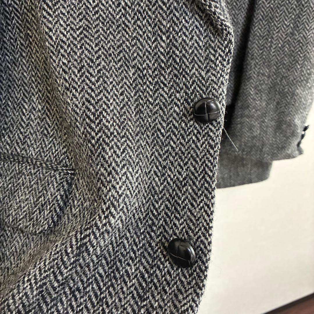 HarrisTweed ハリスツイードテーラードジャケット42Rカナダ製Lサイズ