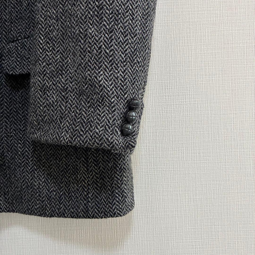 HarrisTweed ハリスツイードテーラードジャケット42Rカナダ製Lサイズ