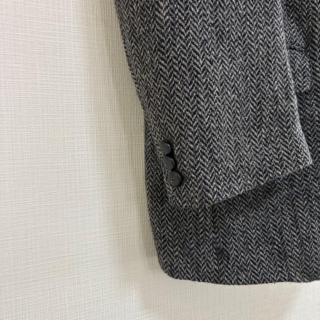 HarrisTweed ハリスツイードテーラードジャケット42Rカナダ製Lサイズ