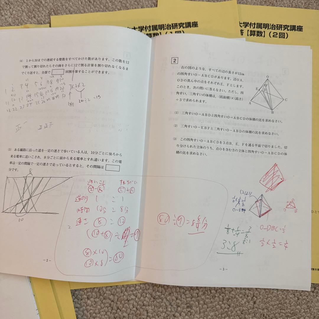 明治大学附属明治中学校 2026年度 5年間 過去問　おまけ付き　明大明治　明明