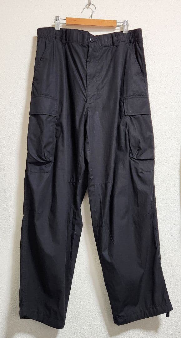 【セットアップ】UNIQLO C コットンショートブルゾン 黒 25SS
