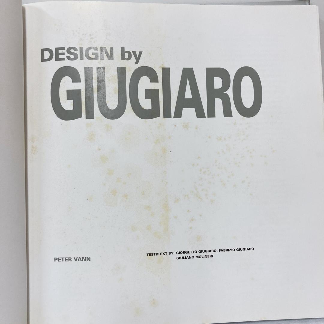 洋書　DESIGN by GIUGIARO　ジウジアーロ
