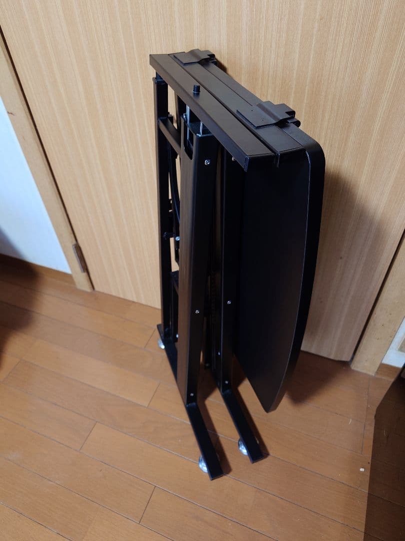 E-WIN スタンディングデスク 手動昇降式 折りたたみデスク ブラック