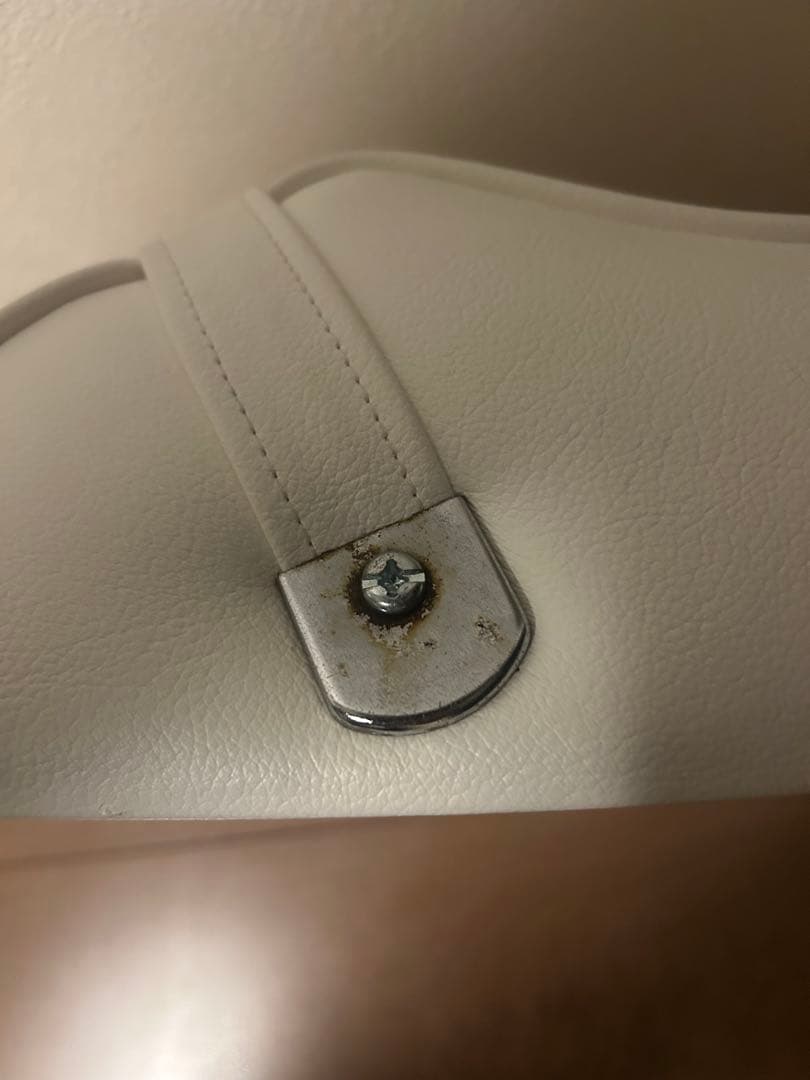ZRX400 20cm 白色猫背シート　チョビ三　シート　三段シート