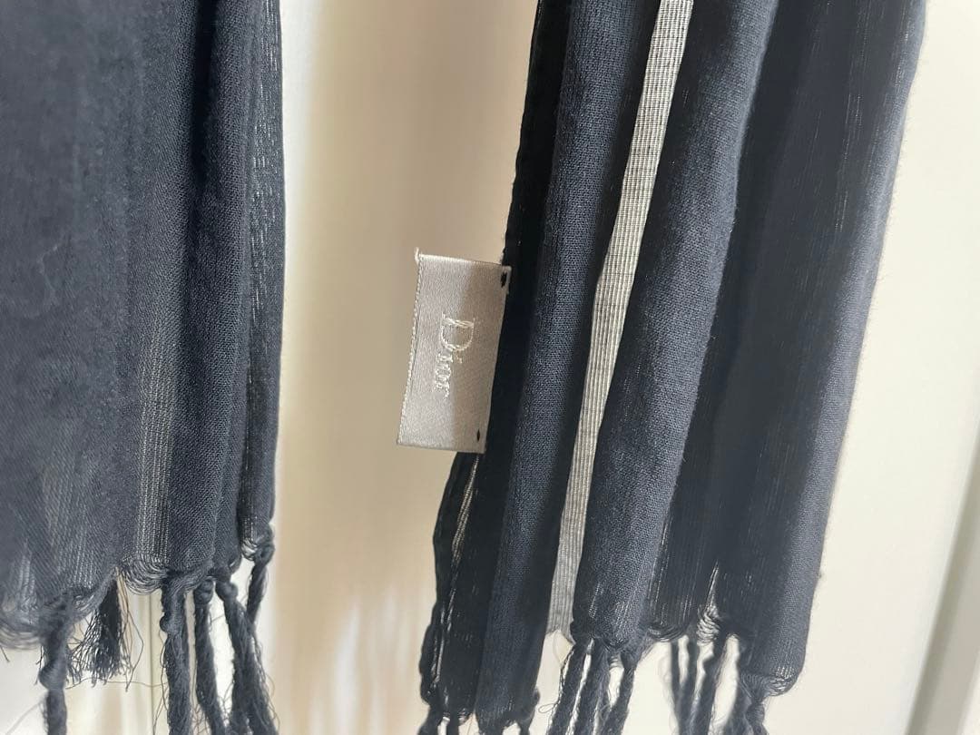 Dior ディオール オム　エディ着用　しわ加工　ストール 05ss エディ期