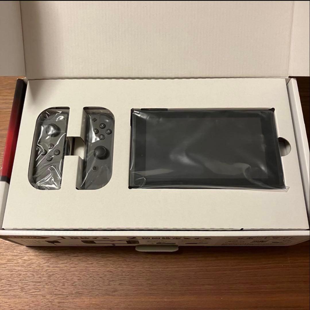 Nintendo Switch 本体 グレー　箱あり
