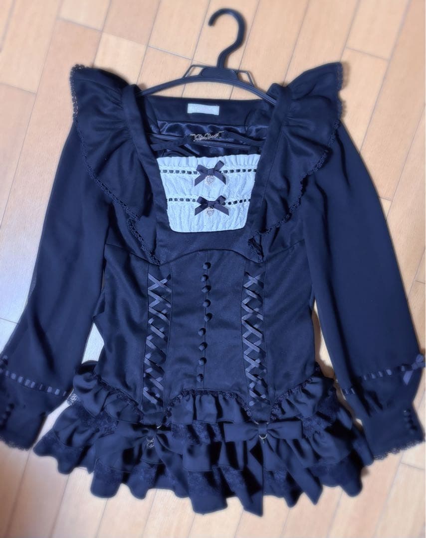 LIZLISA リズリサ ラッフルリボンセットアップ